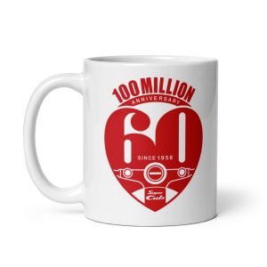 Honda Super Cub 100 Million Anniversary, mug for coffee or tea, gift idea, motorcycle mug