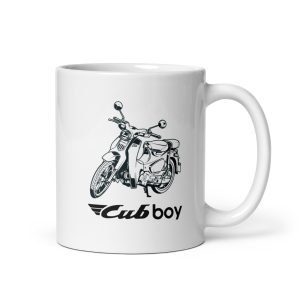 Cubboy c125 Honda super cub mug gift idea for motorcycle lover