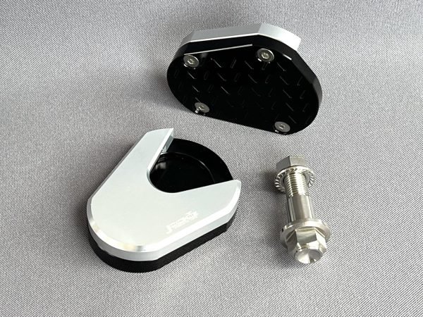Honda Super Cub Site Stand Cover black and silver